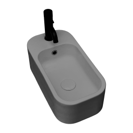 Umivaonik umetnicki AXA - COSA 48x25cm [8610309][grey,matt]